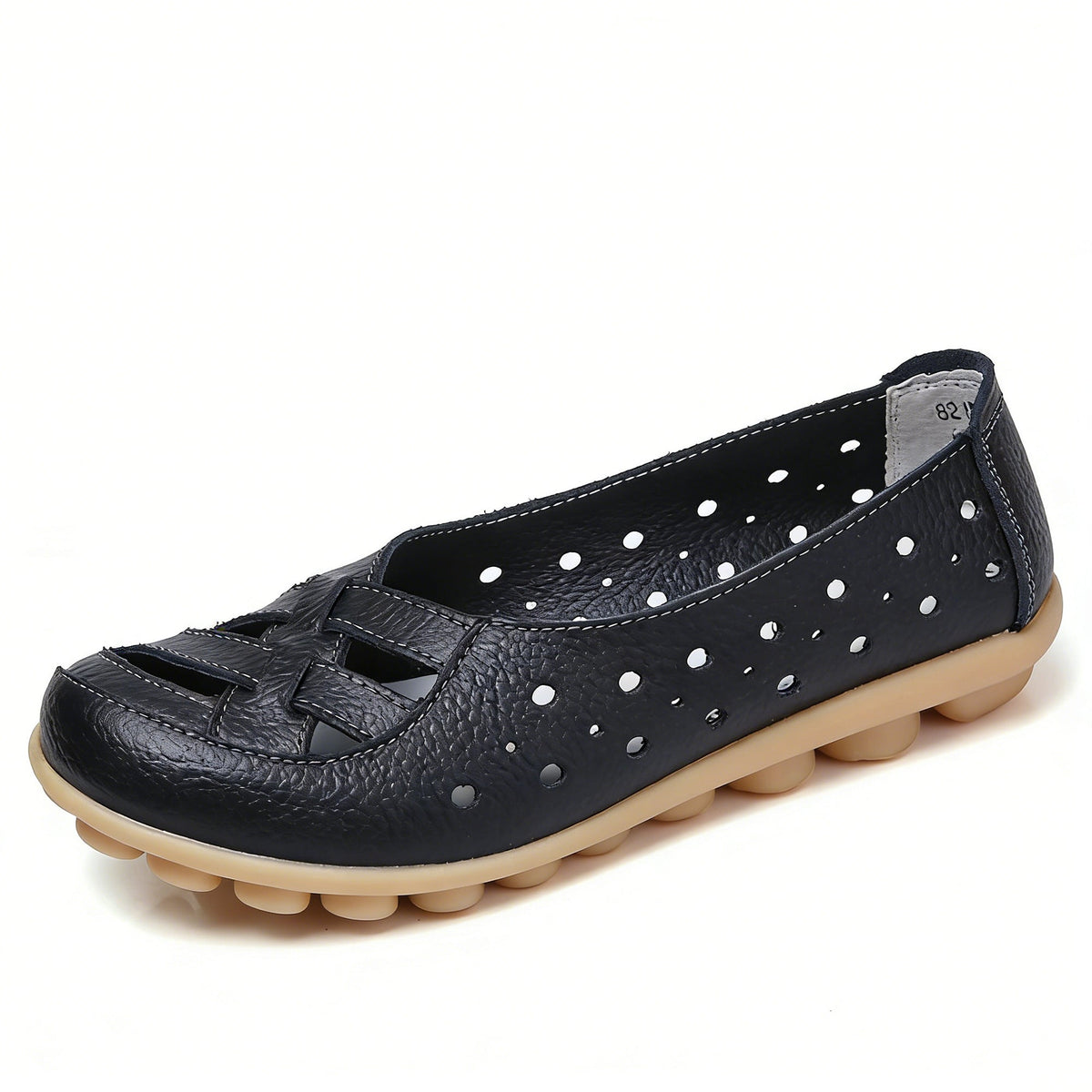 Women's Leather Breathable Support Flat Shoes